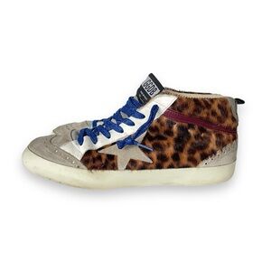 Golden Goose Midstar Leopard Sneaker